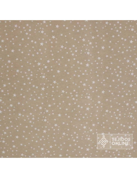 Tela Estrellas Camel - Telas para Cortinas Infantil - Imagen 3