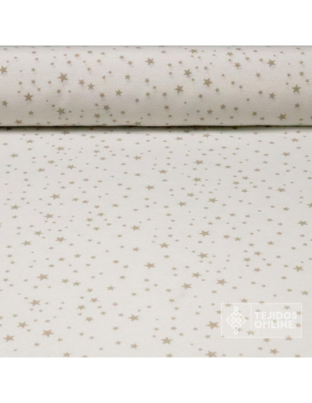 Tela Estrellas Camel - Telas para Cortinas Infantil - Imagen 1
