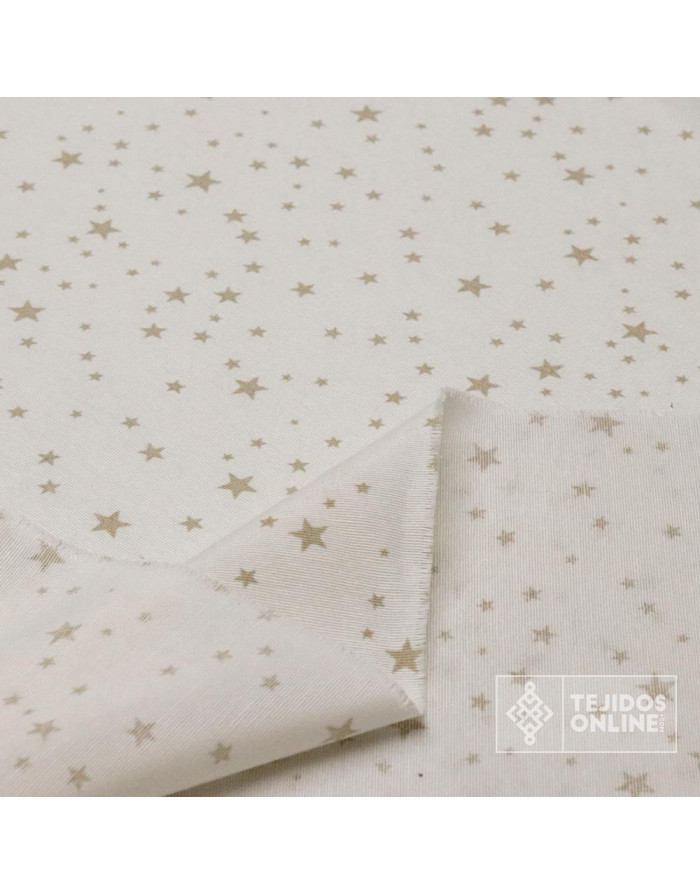 Tela Estrellas Camel - Telas para Cortinas Infantil - Imagen 3