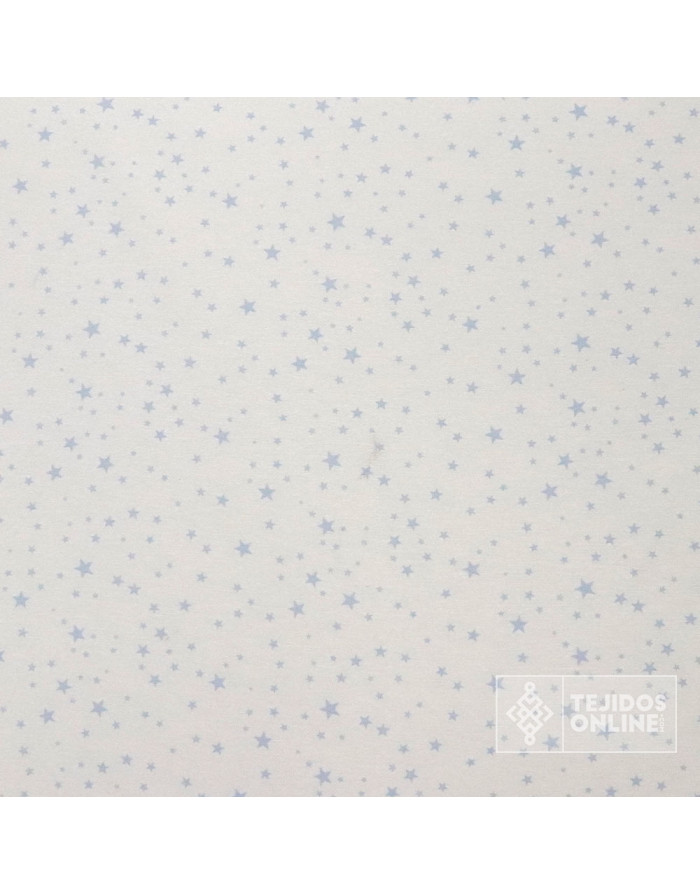 Tela de Estrellas Celeste - Telas Para Cortinas Infantiles - Imagen 3