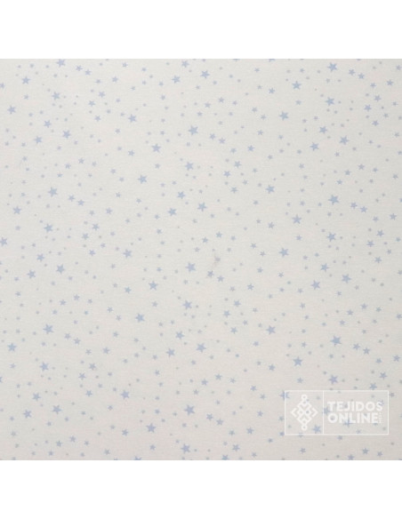 Tela de Estrellas Celeste - Telas Para Cortinas Infantiles - Imagen 3