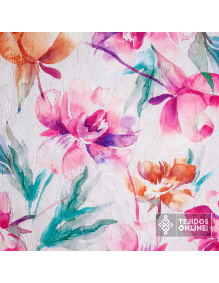 Tela Brocada Flor Galán  - Telas de Vestir- Tejidosonline Tela Brocada Flor Galán  - Telas de Vestir- Tejidosonline
