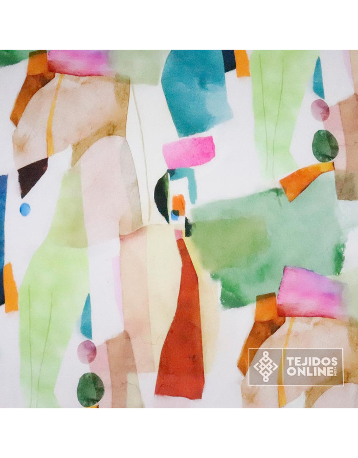 Seda Raso Licra Picasso