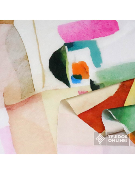 Seda Raso Licra Picasso