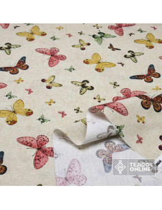 Loneta Mariposas Cuya Tiernas | Telas Infantiles de Mariposas 2