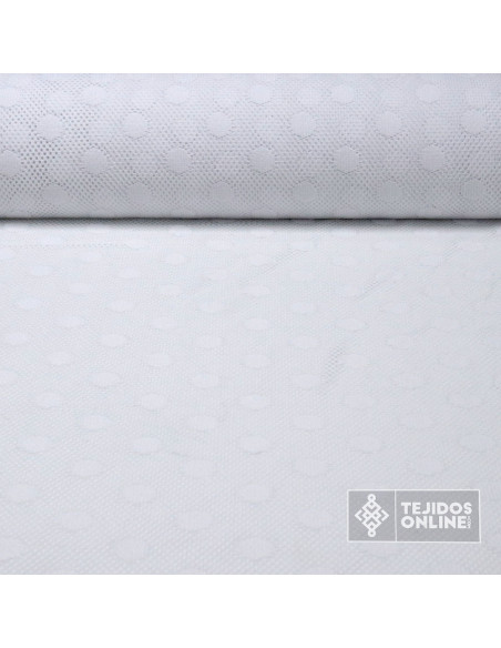 Visillo Blanco Para Casetas de Feria  - Tela de Visillo