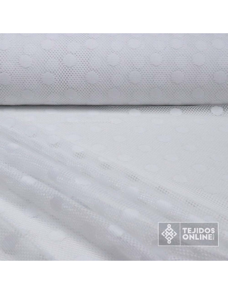 Visillo Blanco Para Casetas de Feria  - Tela de Visillo