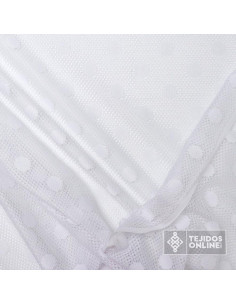 Visillo Blanco Para Casetas de Feria  - Tela de Visillo 2
