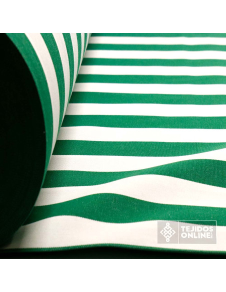 Tela Para Toldo Rayas Amarillas y Blanca Teflón - Toldos - Imagen 5