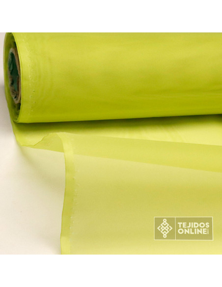 Organdí Pistacho - Tela para Levantar Volantes - Tela Organdí - Imagen 1