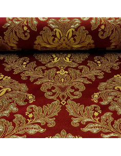 Brocado Cofrade Burdeos - Telas de Cofradía - Tejidos Cofrades - Imagen 1