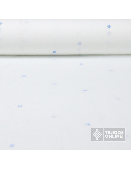 Visillo Panete Celeste - Telas de Visillos Infantiles - Hogar - Imagen 1