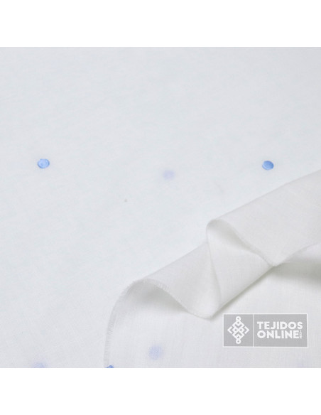 Visillo Panete Celeste - Telas de Visillos Infantiles - Hogar - Imagen 3