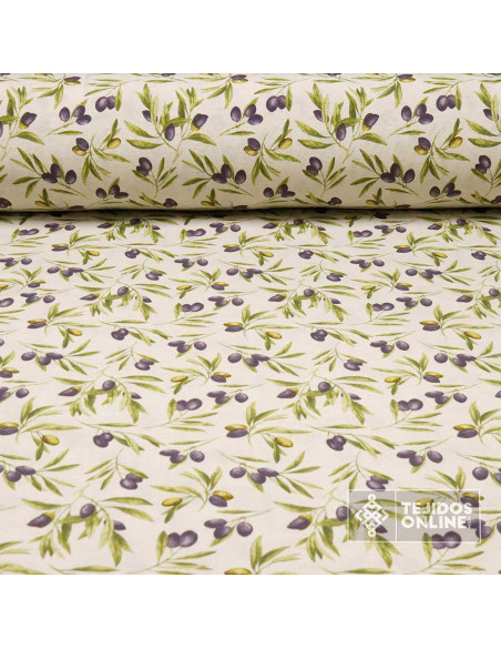 Tela de Aceituna Cuya - Loneta Olivas - Tela para Cocinas Tela de Aceituna Cuya - Loneta Olivas - Tela para Cocinas
