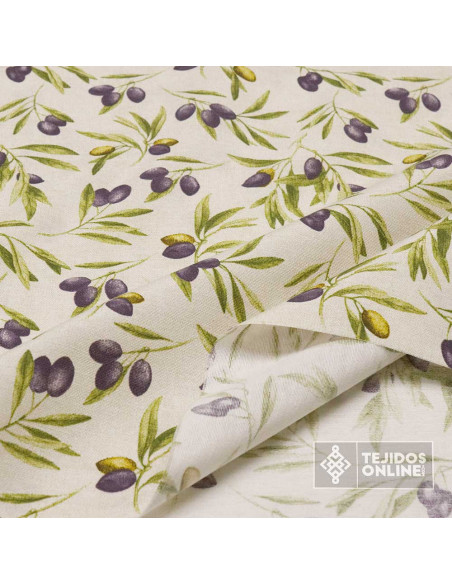 Tela de Aceituna Cuya - Loneta Olivas - Tela para Cocinas Tela de Aceituna Cuya - Loneta Olivas - Tela para Cocinas