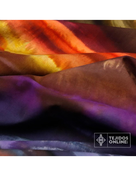 Compra Tela Tie Dye Desierto 100% Algodón | Tejidosonline