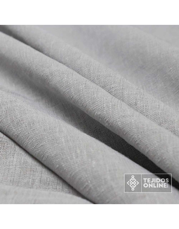 Visillo Cortina Gris - Tela Visillo Gris 3.20m - Perfecta para Hogar