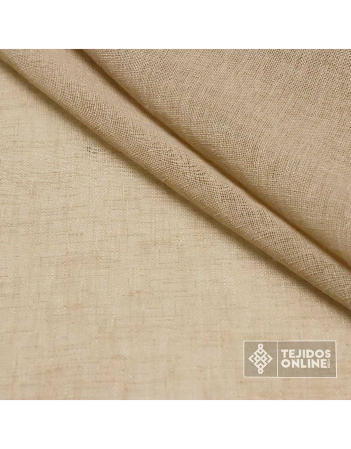 Visillo Cortina Tierra - Tela Visillo Gris 3.20m - Perfecta para Hogar