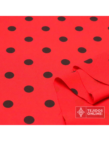 Tela Estampada de Crespón - Telas de Flamenca - Telas Online - Imagen 2