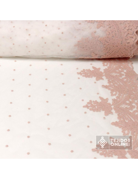 Tul Bordado - Telas de Tul - Telas de Fiesta - Imagen 1