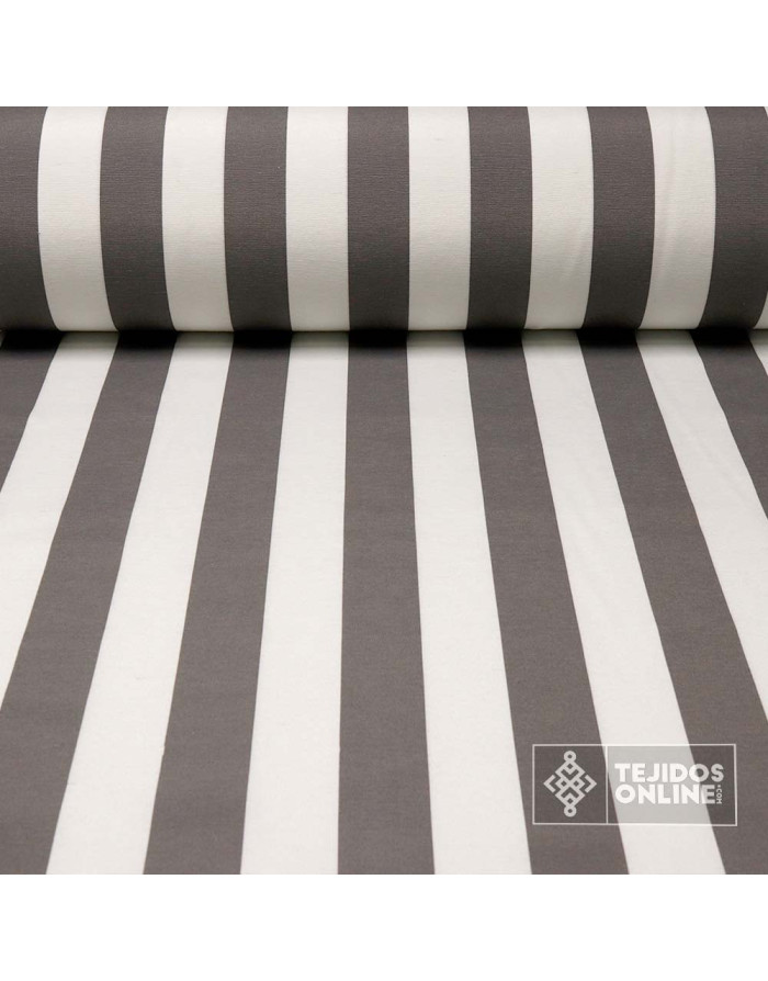 Loneta Rayas Anchas - Telas Para Cortinas de Feria - Telas Online