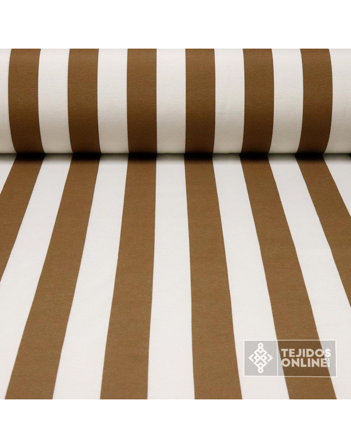 Loneta Rayas Anchas - Telas Para Cortinas de Feria - Telas Online