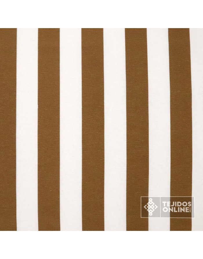 Loneta Rayas Anchas - Telas Para Cortinas de Feria - Telas Online