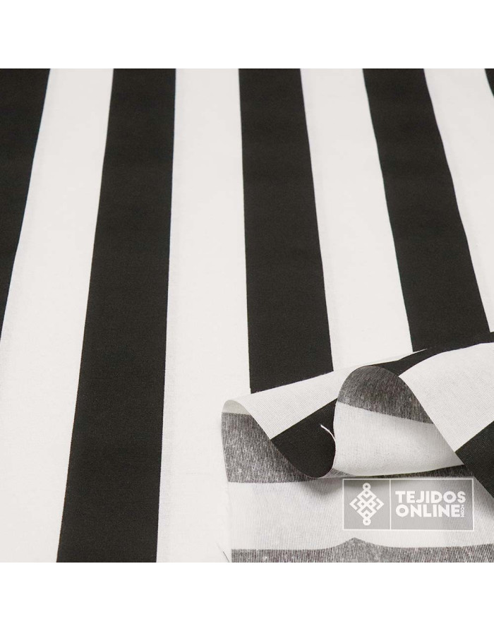 Loneta Rayas Anchas - Telas Para Cortinas de Feria - Telas Online