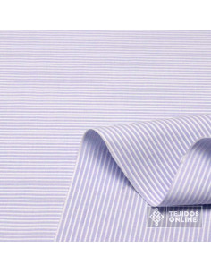 Tela Piqué Celeste Aretas - Proyectos Infantiles 2