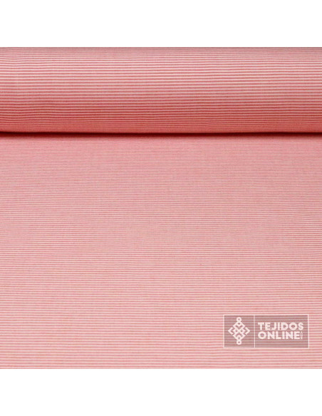 Tela Pique Rojo Aretas - Proyectos Infantiles - Imagen 1