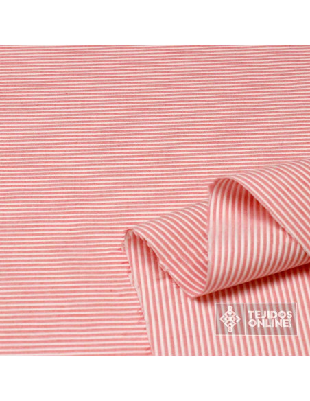 Tela Pique Rojo Aretas - Proyectos Infantiles - Imagen 2