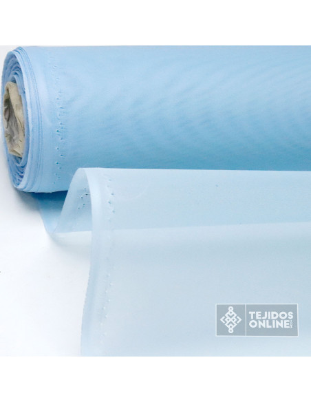 Tela Organdí Celeste - Ideal para Flamenca - Imagen 1