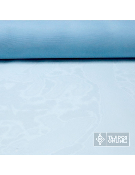 Tela Organdí Celeste - Ideal para Flamenca - Imagen 2