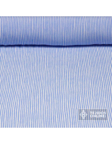 Viscosa Rayas Diplomáticas  - Tejidos de Rayas - Telas Online
