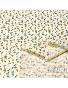 Algodón Beige Topos Azafatas - Telas de Algodón - Telas Online 2