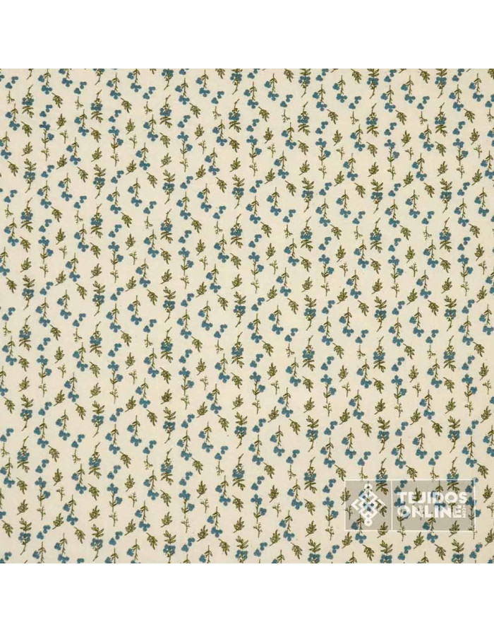 Algodón Beige Topos Azafatas - Telas de Algodón - Telas Online - Imagen 4