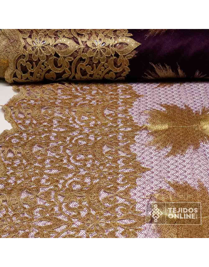 Tela Tul Encaje Bordado - Perfecta para Vestidos - Telas Bordadas - Imagen 1