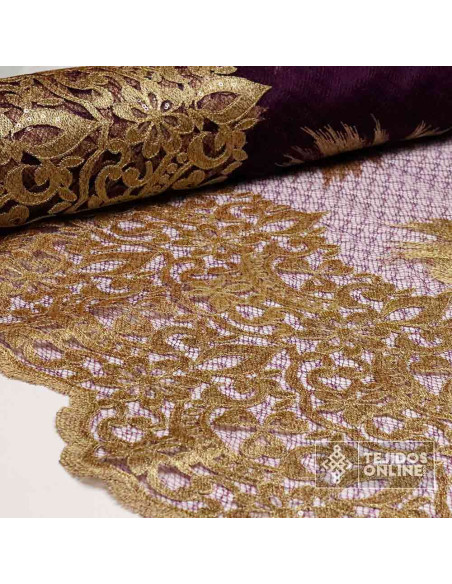 Tela Tul Encaje Bordado - Perfecta para Vestidos - Telas Bordadas - Imagen 2