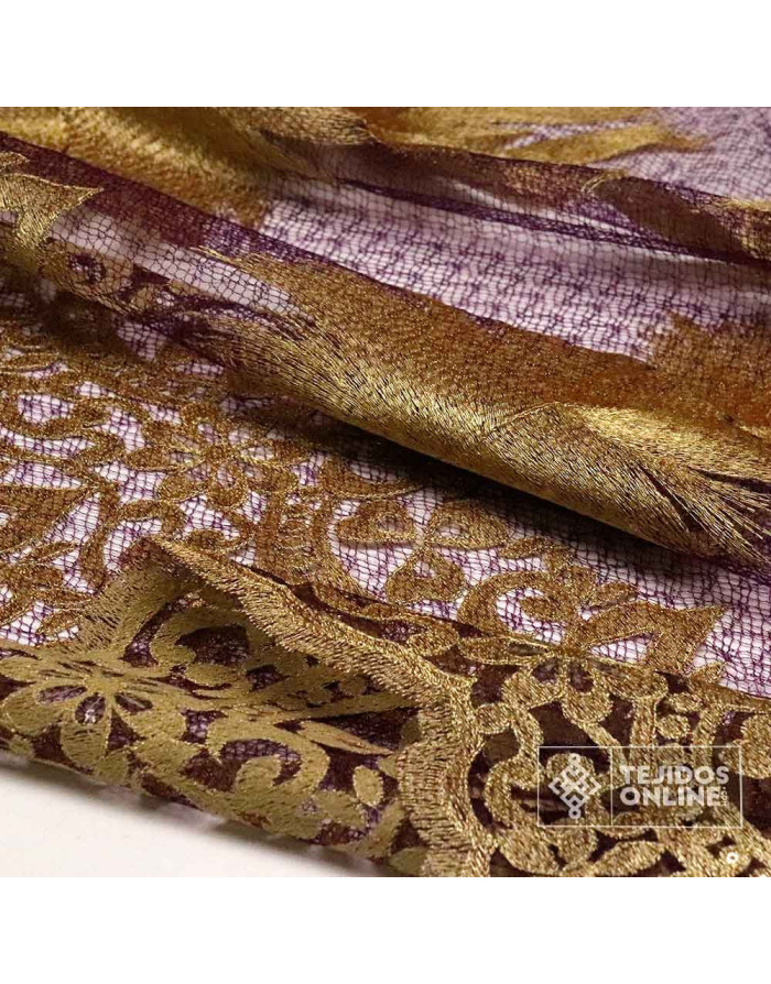 Tela Tul Encaje Bordado - Perfecta para Vestidos - Telas Bordadas - Imagen 3