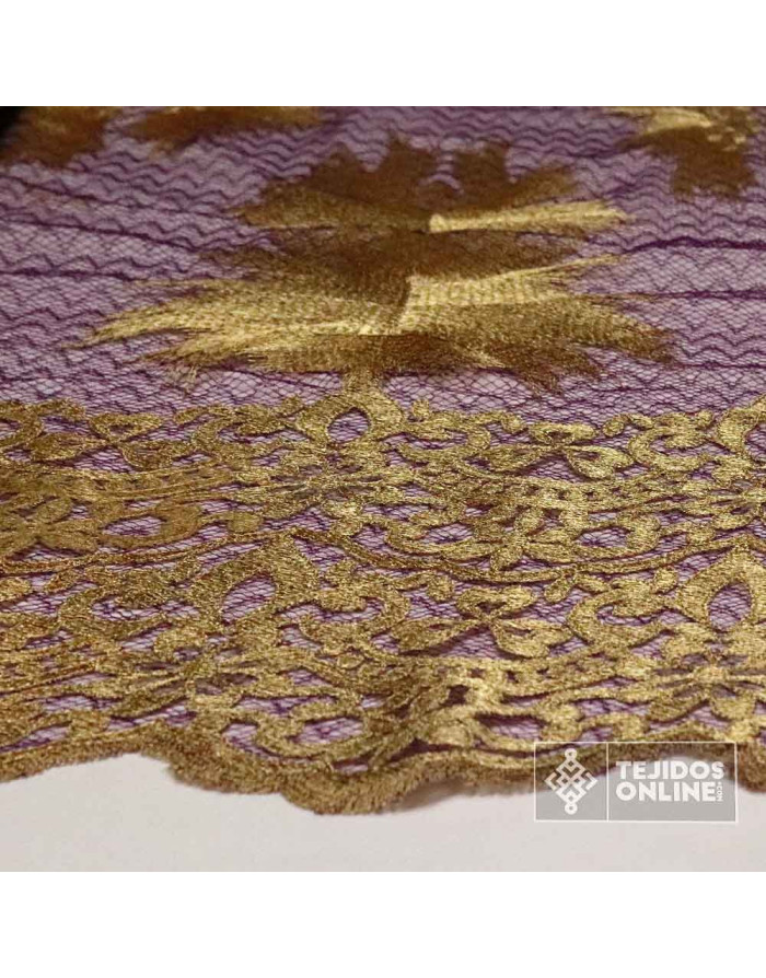 Tela Tul Encaje Bordado - Perfecta para Vestidos - Telas Bordadas - Imagen 4