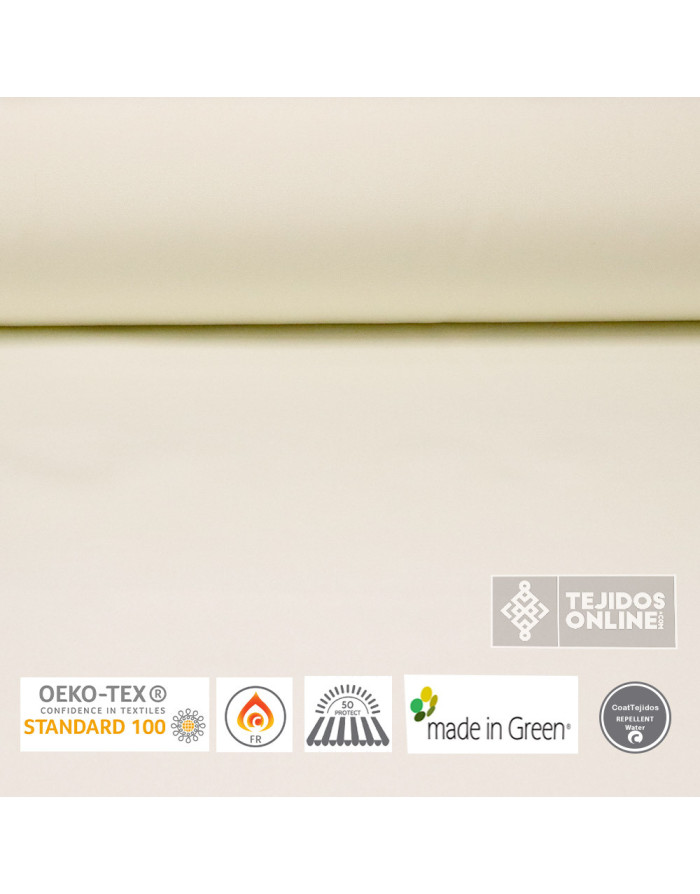 Toldo Blanco Roto Liso - Toldo Liso Blanco - Telas para Toldos - Imagen 1