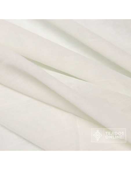 Visillo Blanco Cielo Cordón - Tejidos de Visillo - Telas - Imagen 3
