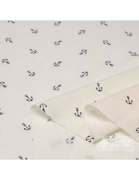 Algodón Bordado Anclas - 3 Razones para Comprar esta Tela Algodón Bordado Anclas - 3 Razones para Comprar esta Tela