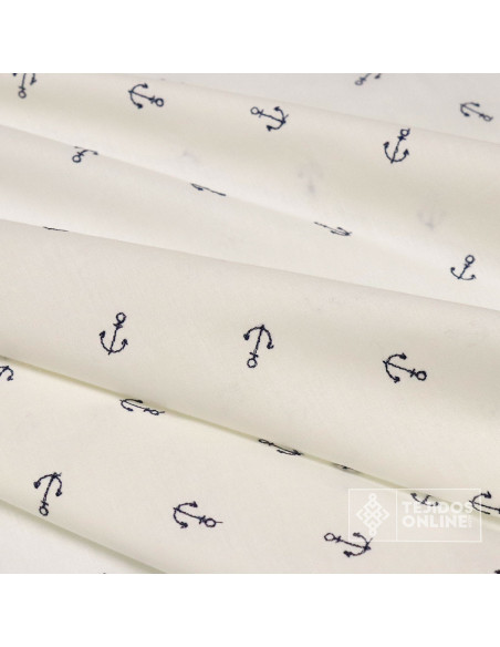 Algodón Bordado Anclas - 3 Razones para Comprar esta Tela Algodón Bordado Anclas - 3 Razones para Comprar esta Tela