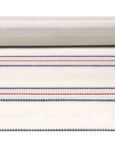 Tela de Lino Delta - Tejidos de Rayas para Confección Infantil