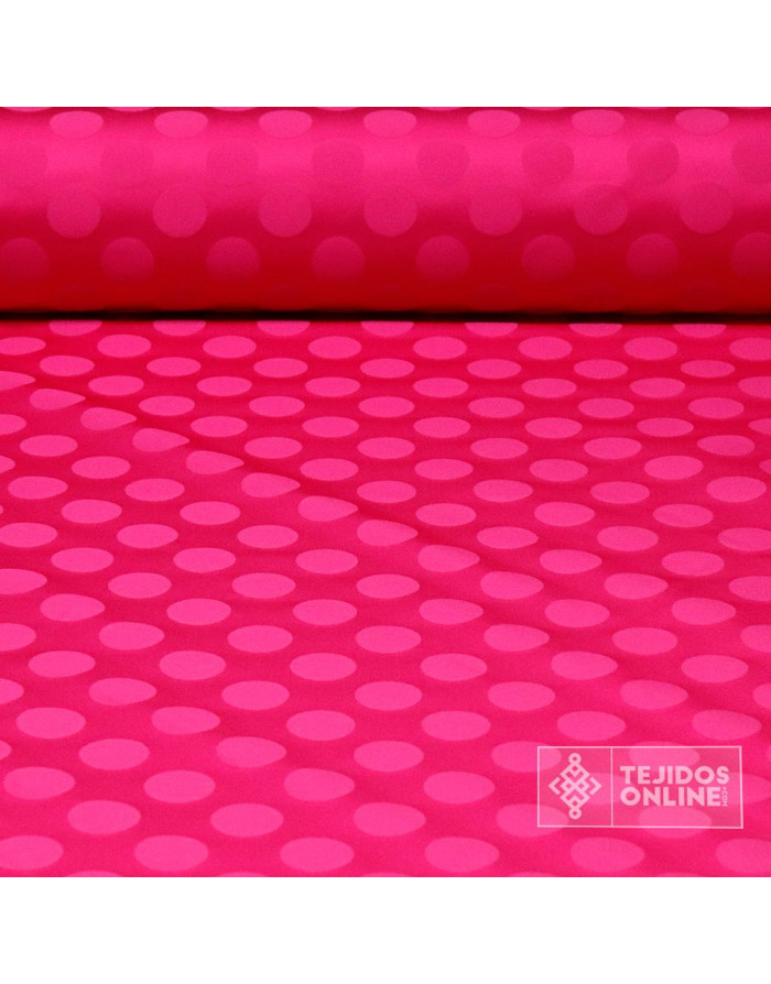 Jacquard Fucsia Lunares - 5 Beneficios y Compra Hoy - Imagen 1