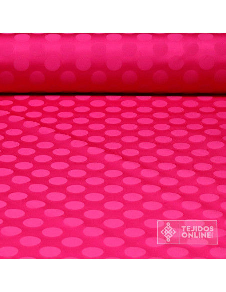 Jacquard Fucsia Lunares - 5 Beneficios y Compra Hoy - Imagen 1