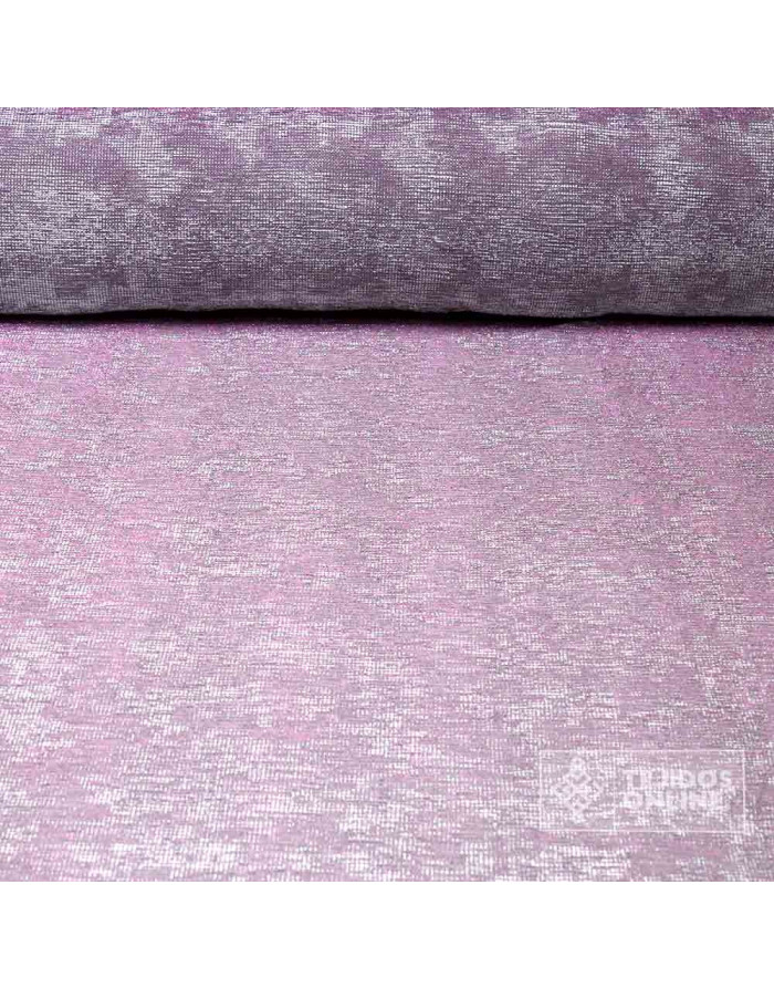 Red Malva Lurex Plata - Telas de Vestir - Telas para Rostrillos - Imagen 1