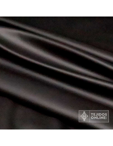Tela Polipiel Elástica Negra - Polipiel Negra - Polipiel para Vestir - Imagen 3