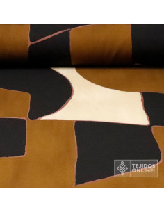 Tela Neopreno Fino Estilo Picasso - ¡ Ideal para Moda !